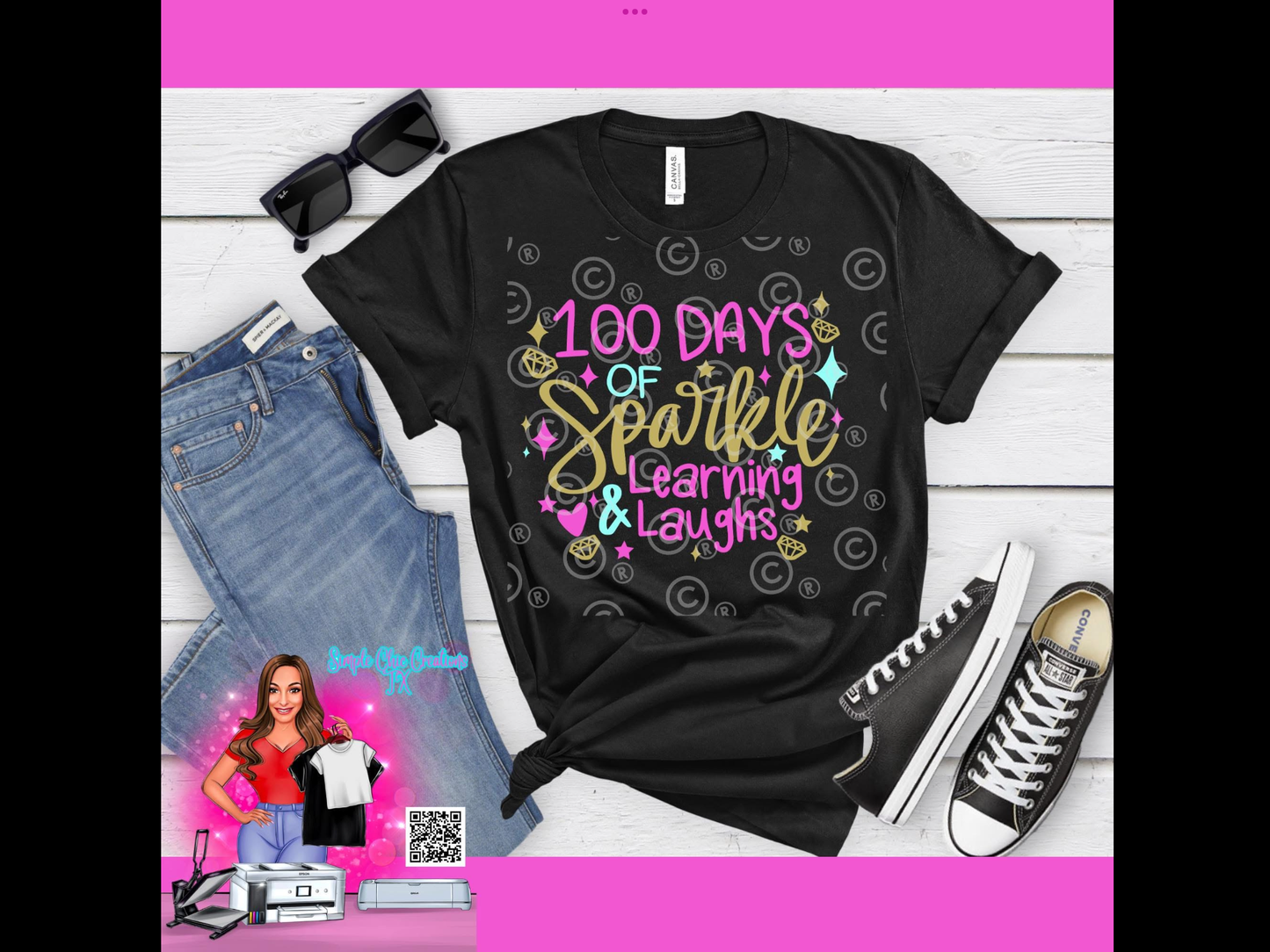 100 Days of sparkling, learning, and laughs