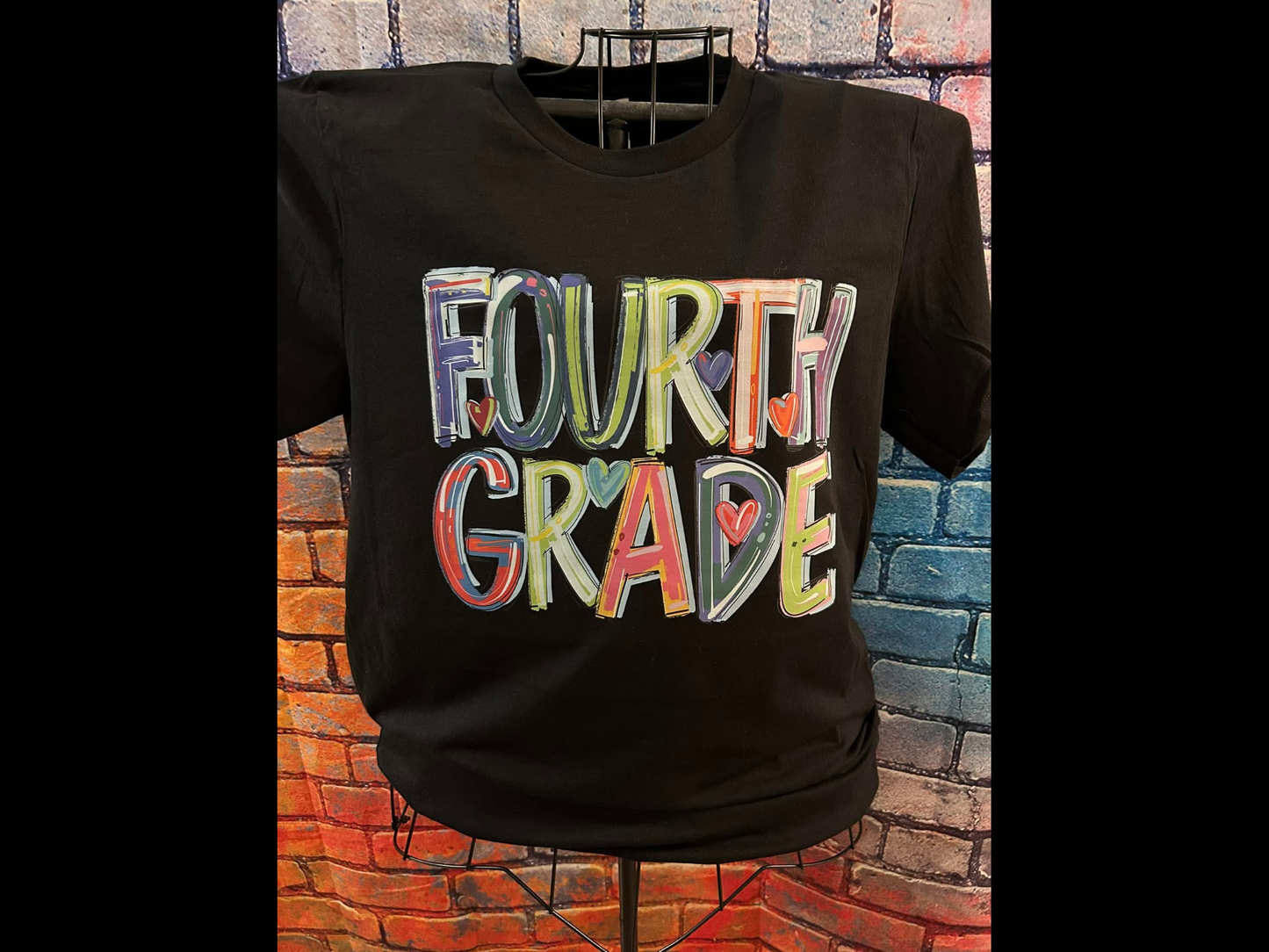 Custom Brush Font ( can create to say anything. Put what you’d like it to read in the special instructions box at checkout)