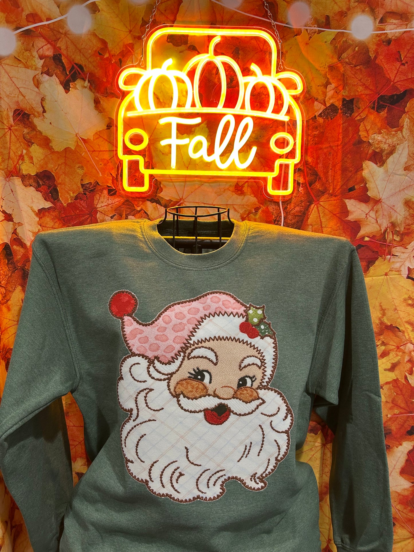 Faux Stitch Santa