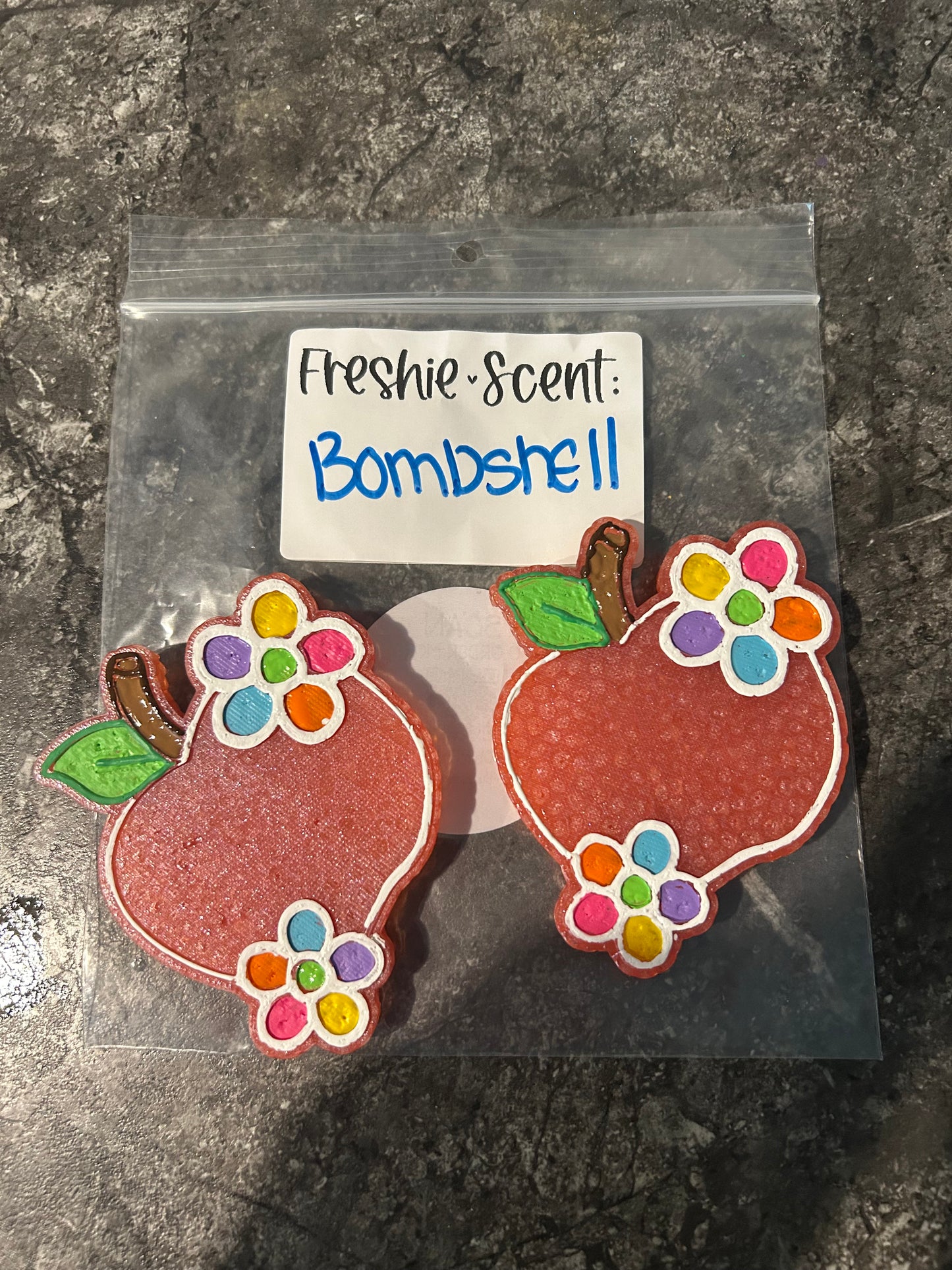 Colorful Apple Vent Clips RTS( will have clips when shipped)