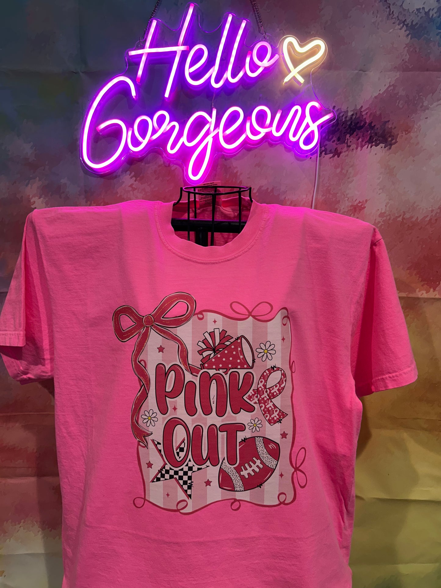 Preppy Football Pink Out