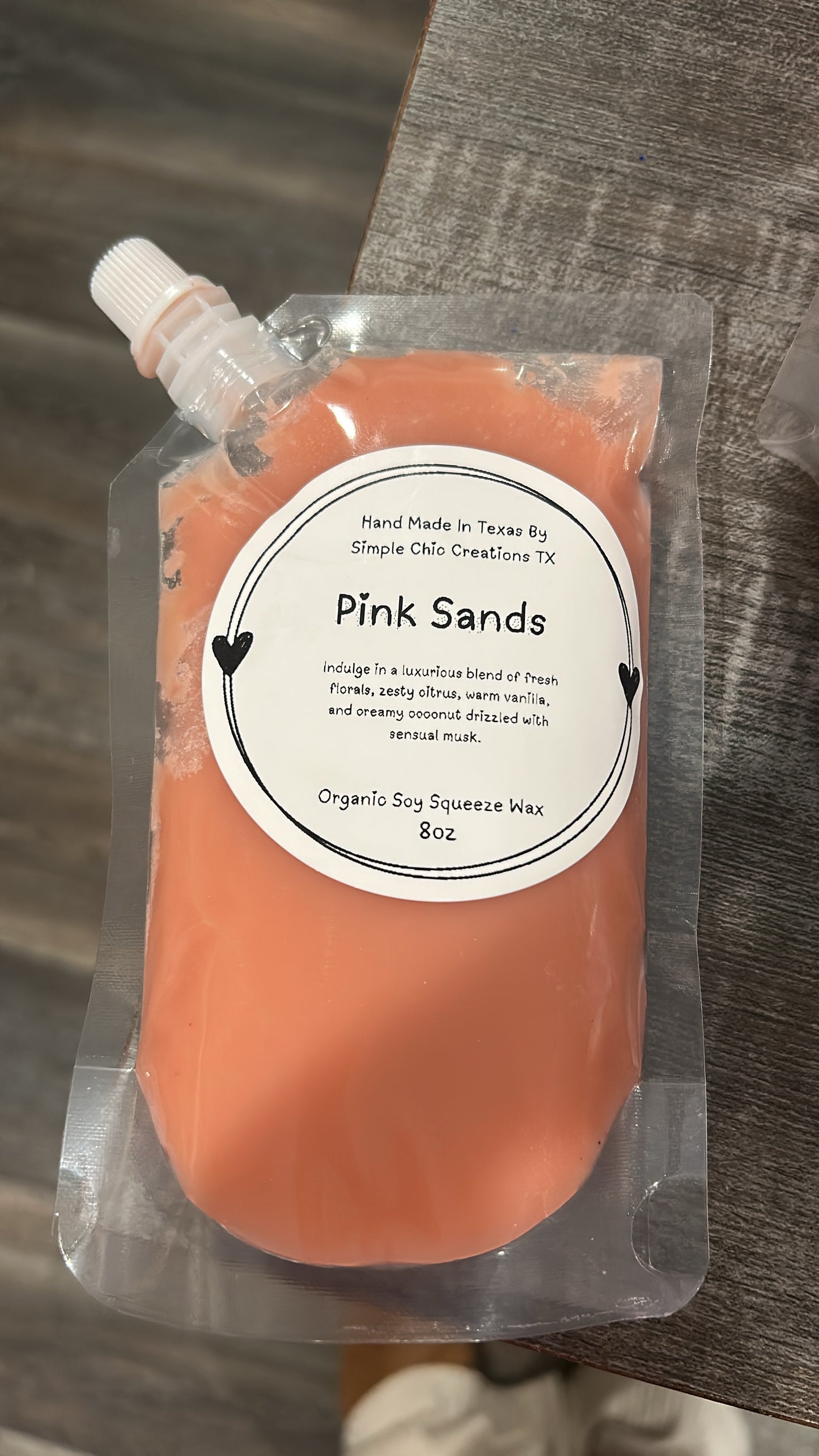 8oz Pink Sands Squeeze Wax
