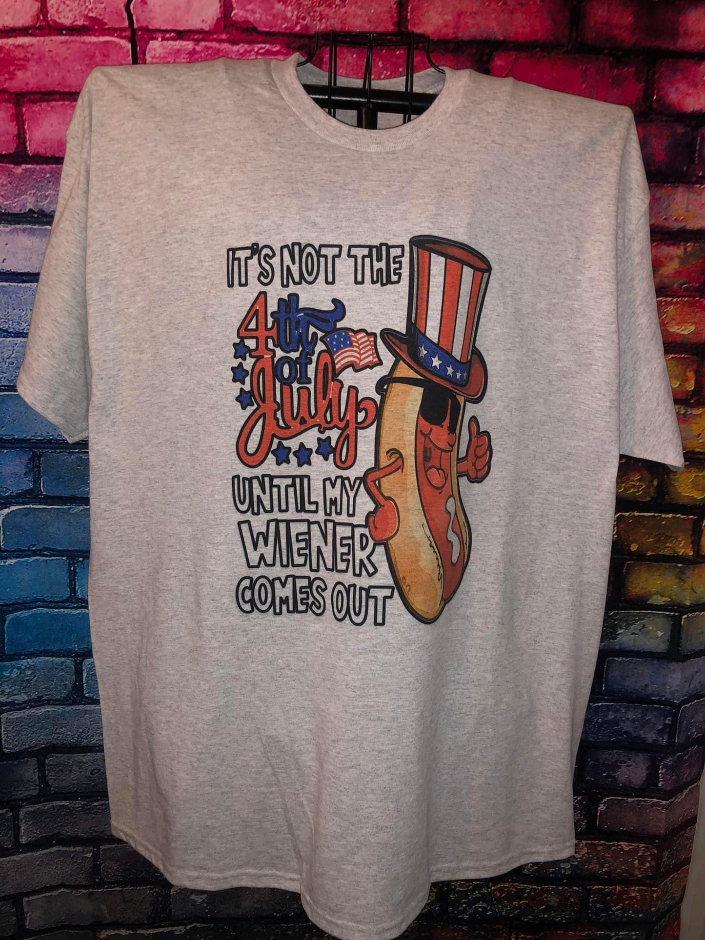 It’s not the 4th of July until my wiener comes out