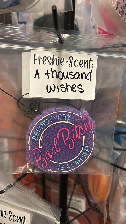Behind every bad bitch is a car seat (purple)