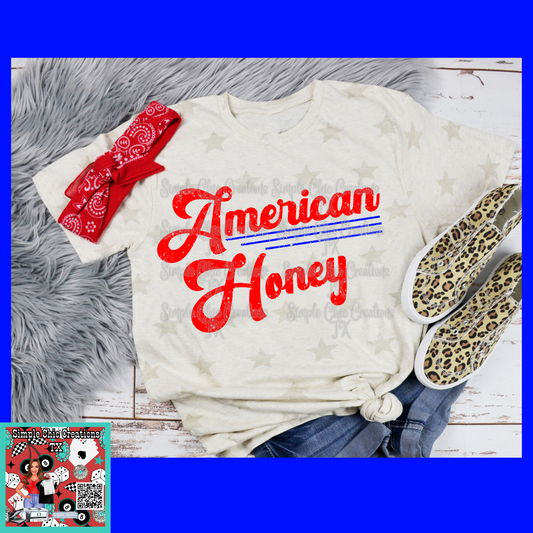 Red, White, and Blue American Honey