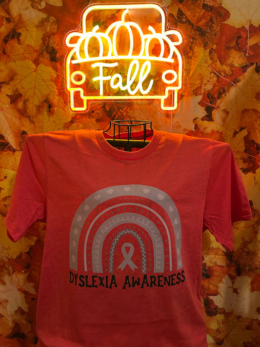 Dyslexia Awareness Rainbow