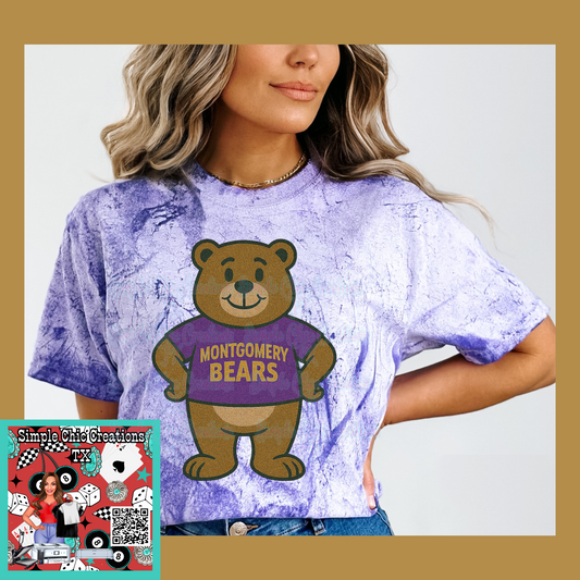 Montgomery Bears Mascot