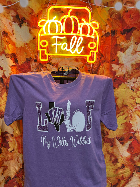 Band- Love My Willis Wildkat