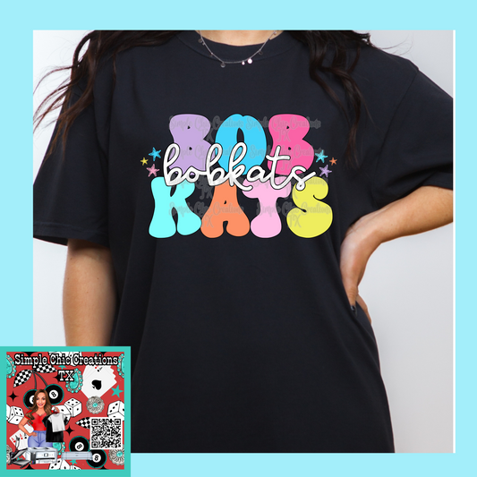 Colorful Bubble Bobkats