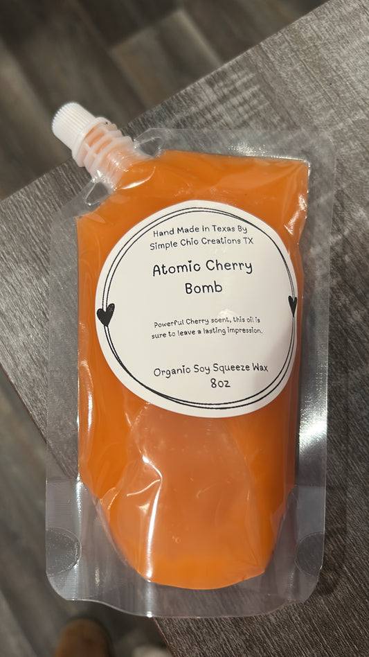 8oz Atomic Cherry Bomb Squeeze Wax