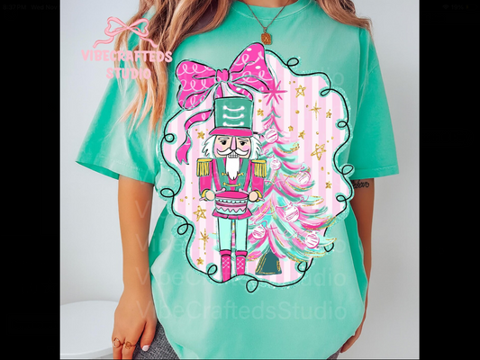 Striped Frame Nutcracker