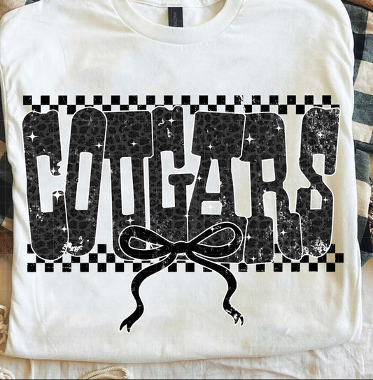 Preppy Checkered Cougars