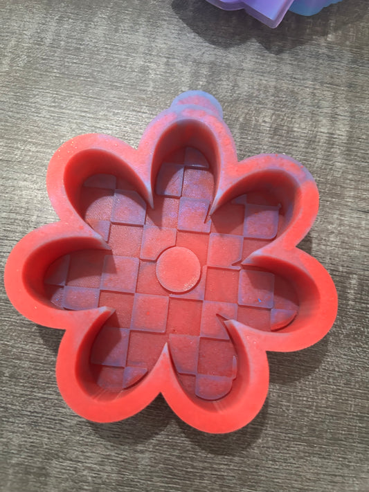 Checkered Flower Freshie( pre-order)