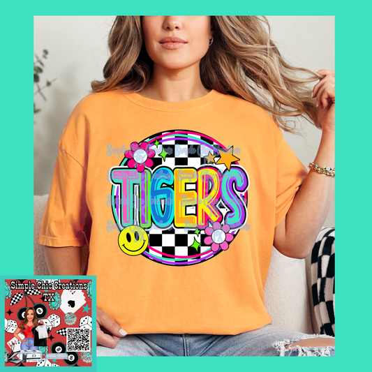 Bright Checkered Tigers