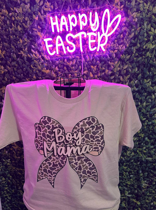 Boy Mama Camo Bow