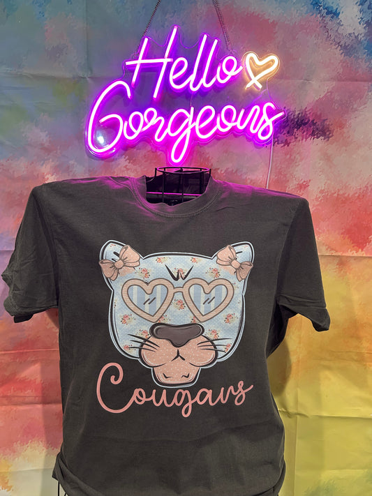 Preppy Floral Cougar