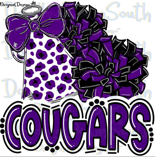 Purple Cougars Cheer