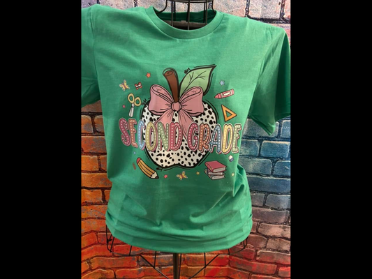 Second Grade Dottie Apple ( This is available in all grades. Please put the specific grade in the special instruction box at checked out)