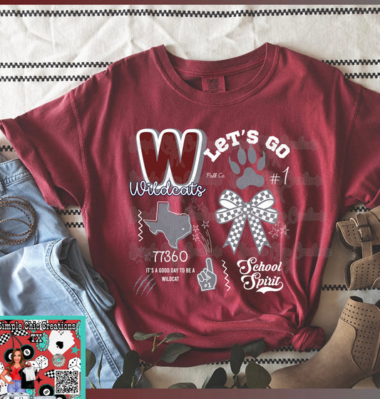 Let’s Go Wildcats Collage