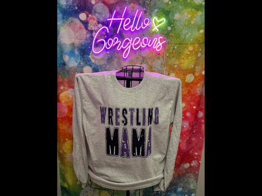Purple/Black Wrestling Mama