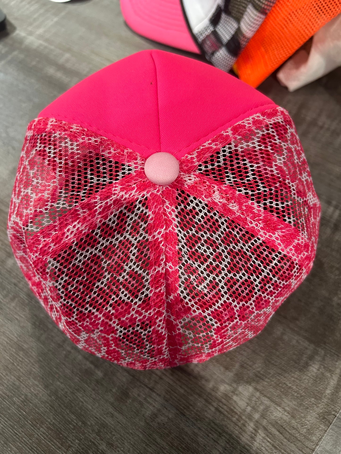 Pink Leopard Good Day To Day Drink Trucker Hat