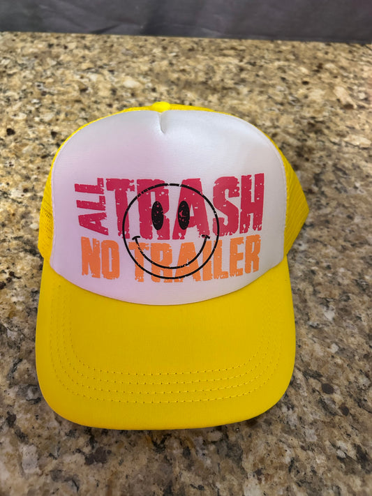 All Trash No Trailer Trucker Hat