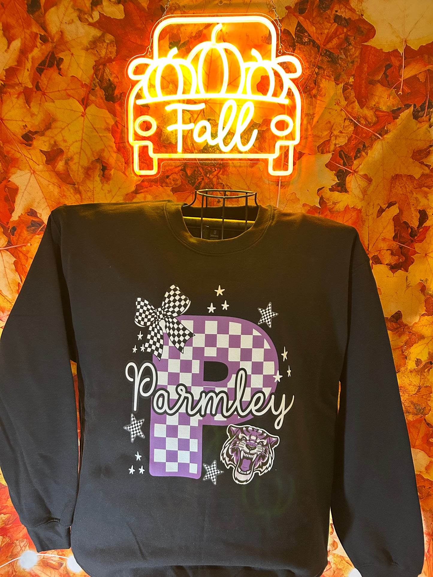 Purple Checkered P- Parmley