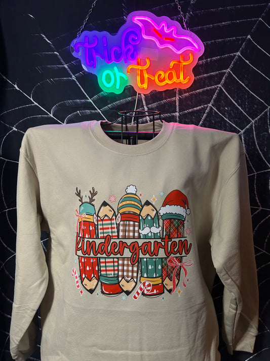 Kindergarten Christmas Pencils