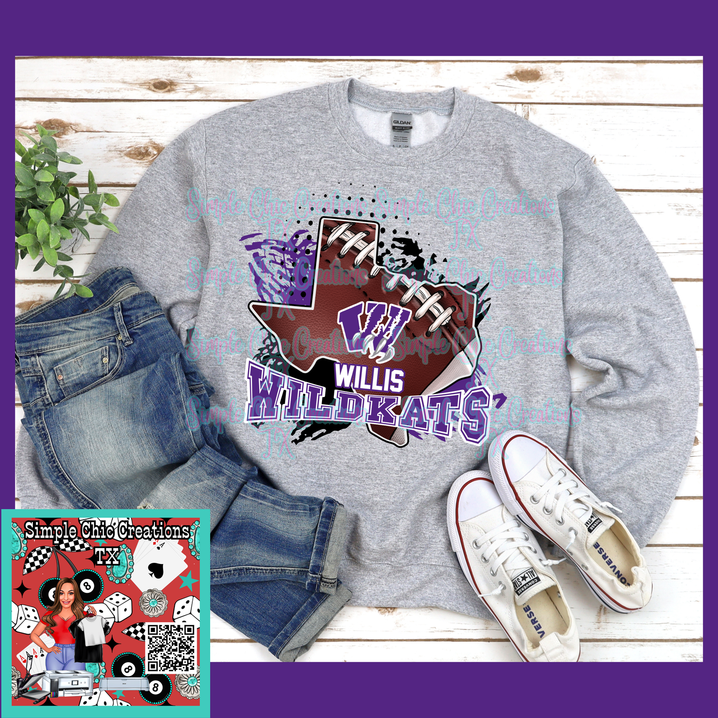 Splatter Back Wildkats football