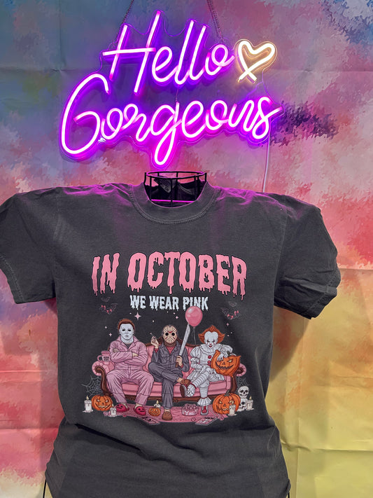 Halloween In October we Wear Pink