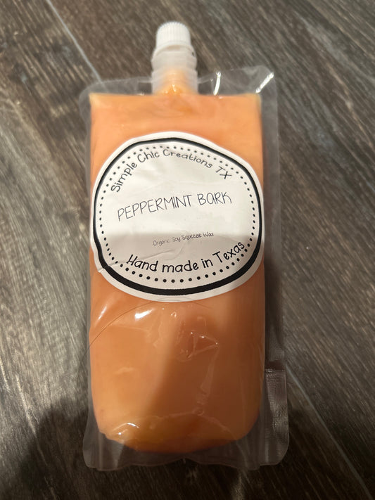 8oz Peppermint Bark Squeeze Wax