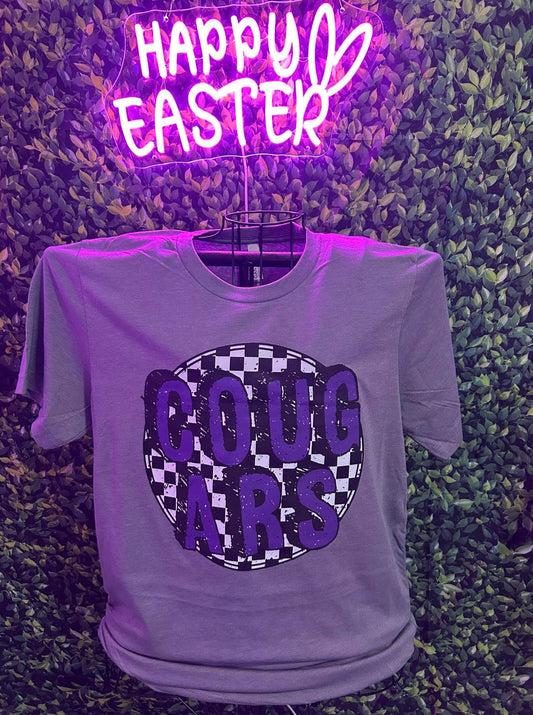 Purple/Checkered Cougars