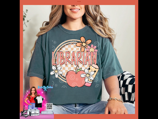 Boho Flower Librarian