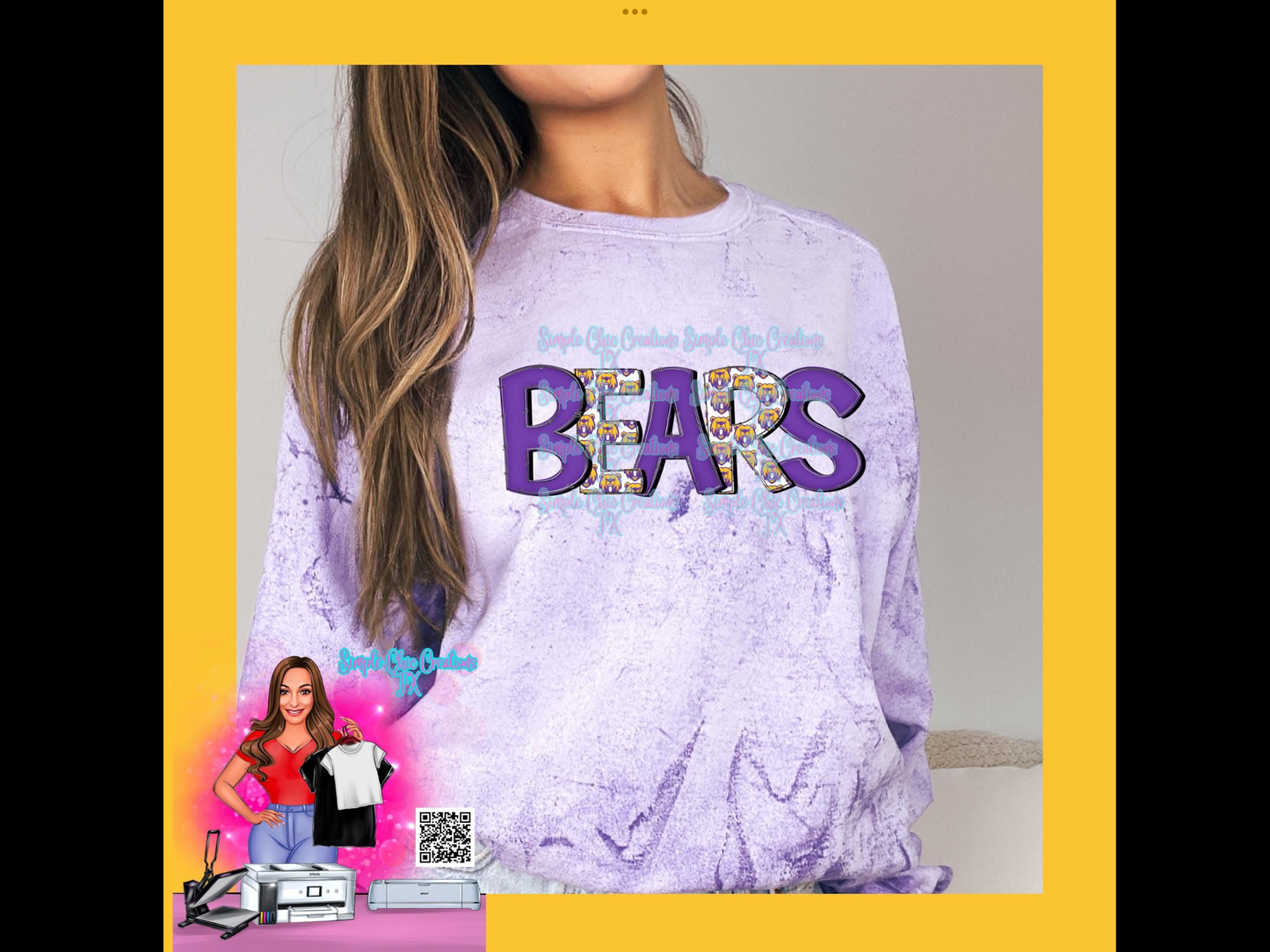 Purple And Gold Bears