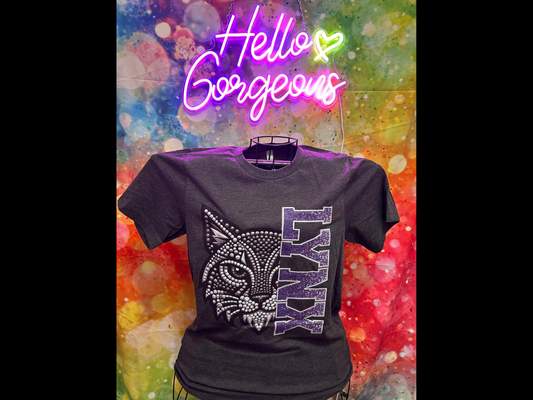 Faux Rhinestone Lynx