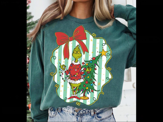 Striped Frame Green Man