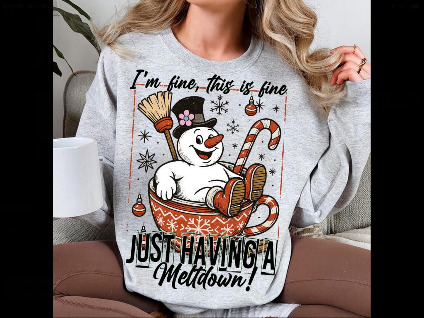 Snowman it’s fine, I’m fine. Just having a meltdown