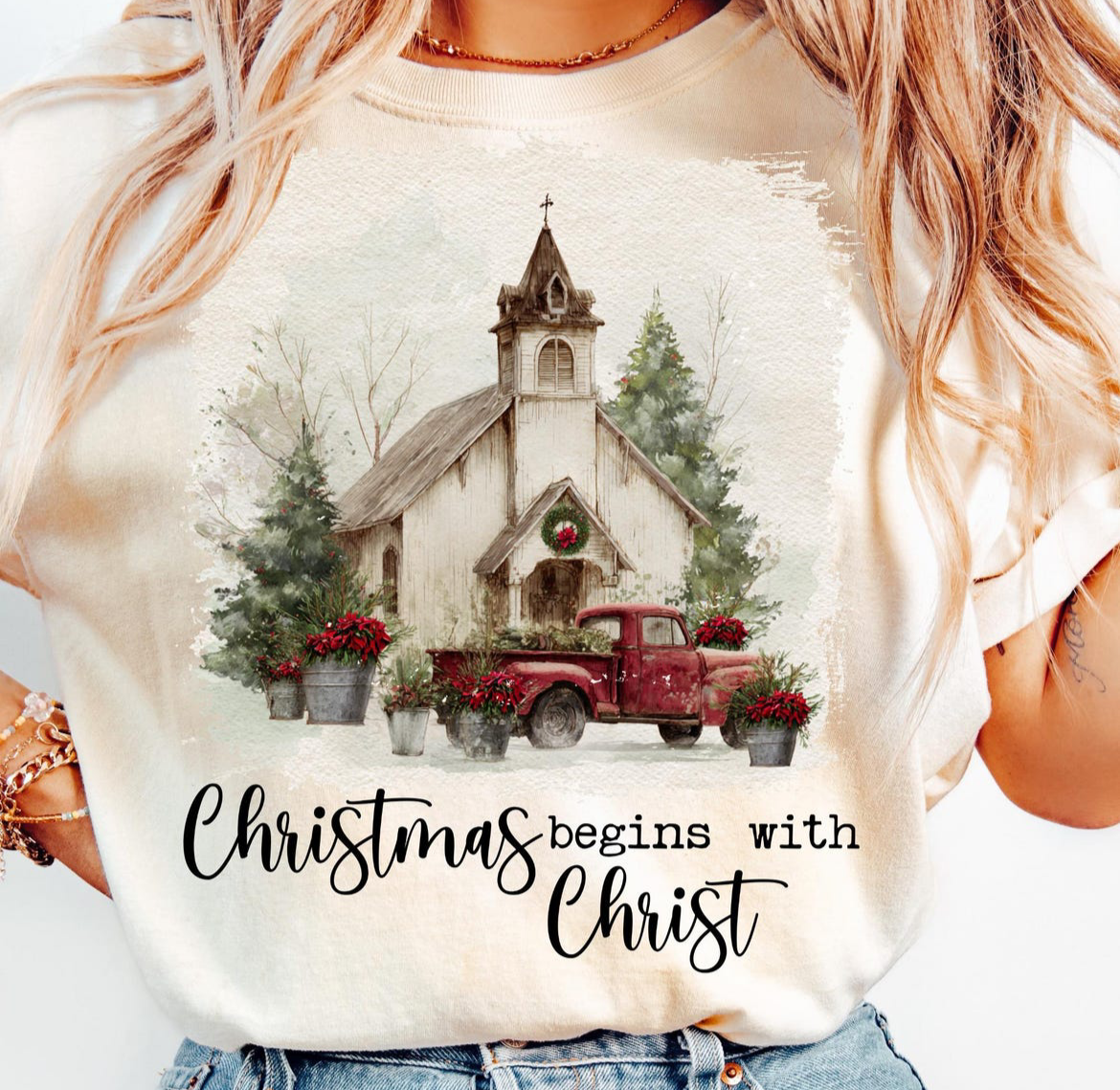 Country Church Christmas begins with Christ