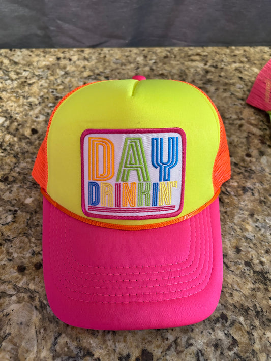 Neon Day Drinkin Trucker Hat