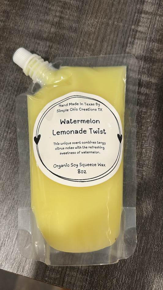 8oz Watermelon Lemonade Twist Squeeze Wax