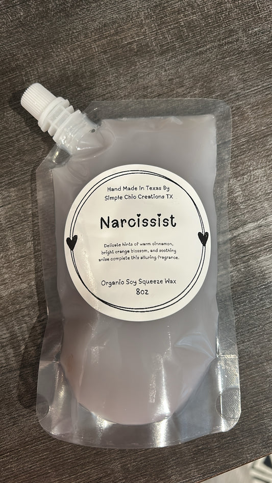 8oz Narcissist Squeeze Wax