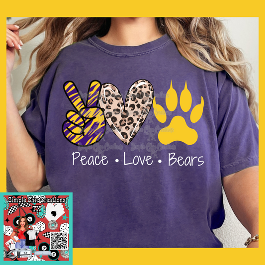 Peace love bears
