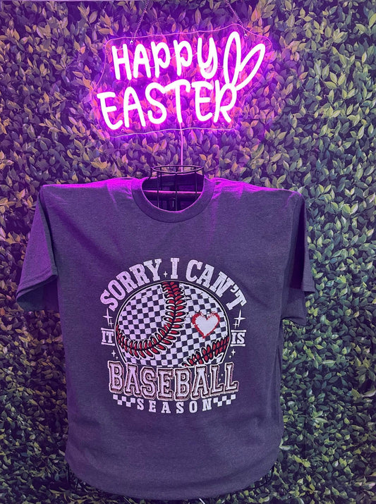 Sorry I can’t. It’s Baseball Season