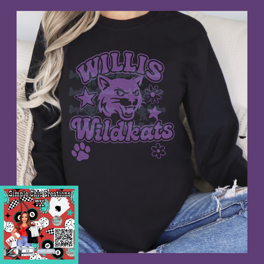Purple Willis Wildkats