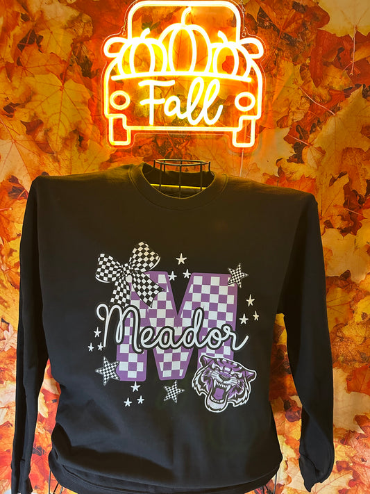 Purple Checkered M- Meador