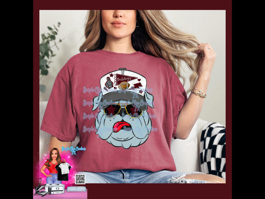 Bulldog Trucker Hat Mascot