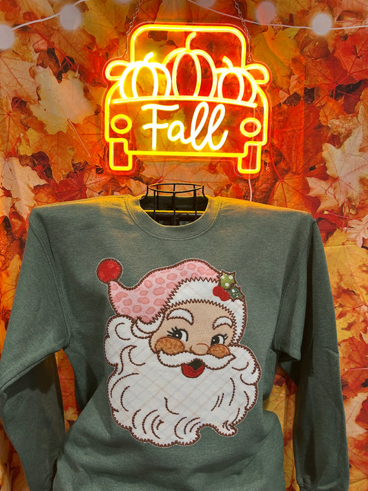 Faux Stitch Santa