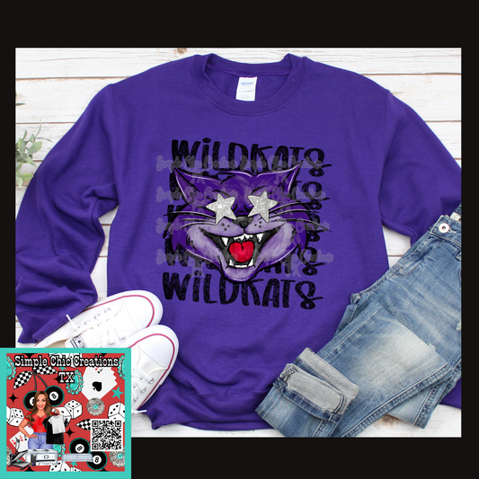 Preppy Stacked Wildkats