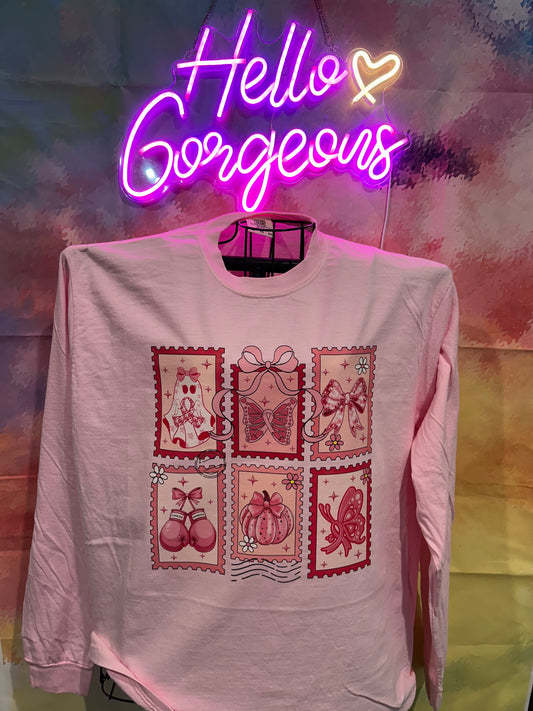 Preppy Pink Out collage