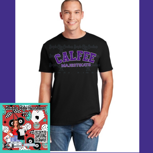 Purple and White Calfee Majestikats